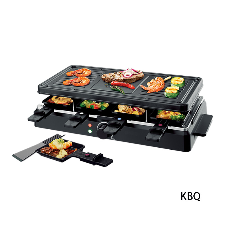 Raclette Grill Table - Portable Commercial Home Steak Chicken Barbecue