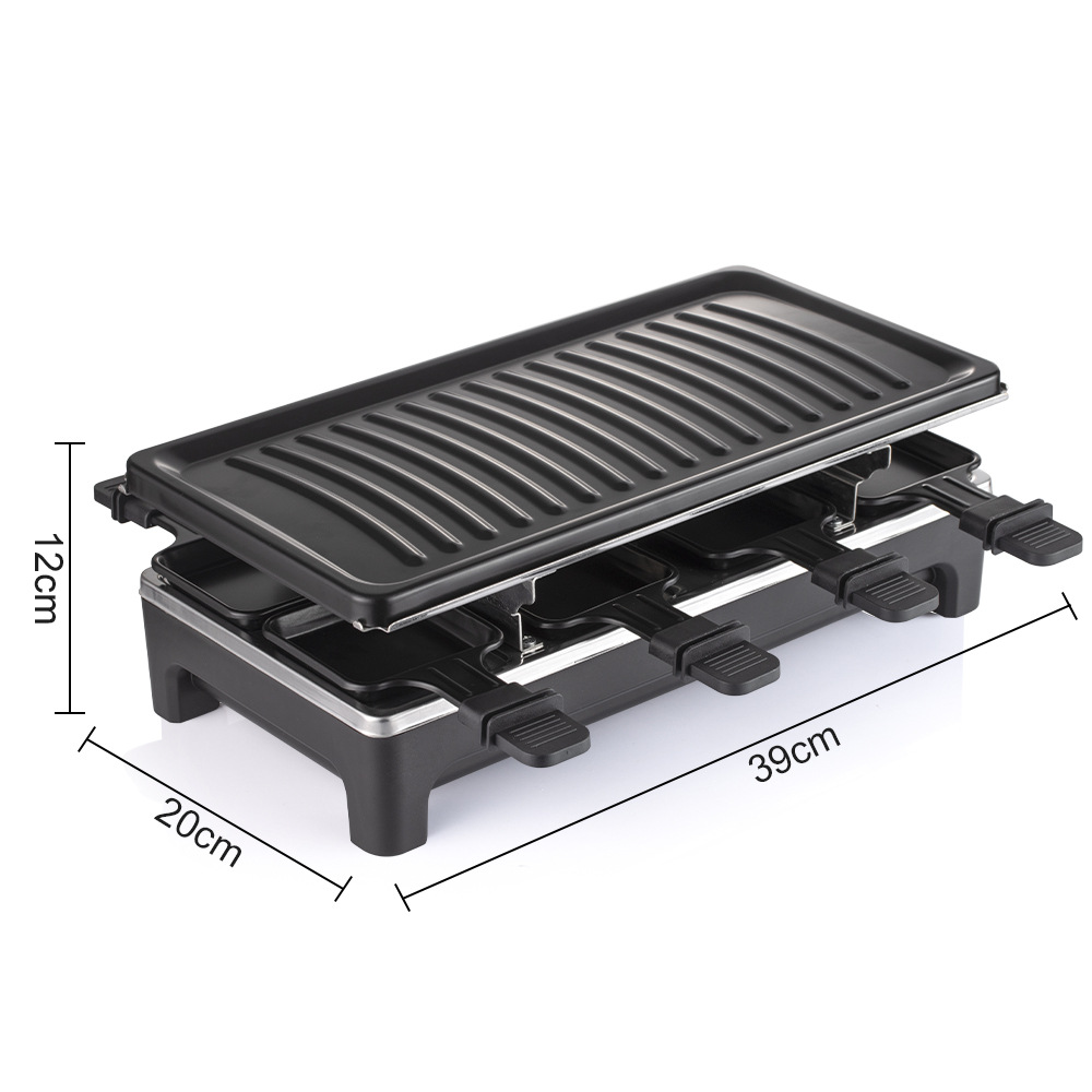 Raclette Grill Table - Household Multi-function Pull-out BBQ Grill Electric