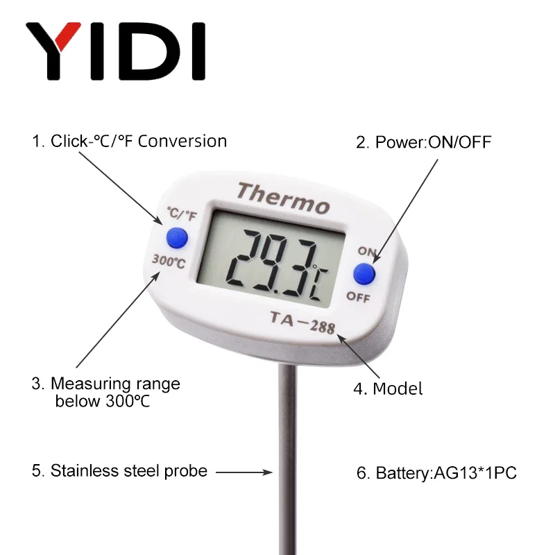 LCD Digital TA288 Food BBQ Pro - Kitchen Appliances Video review and price