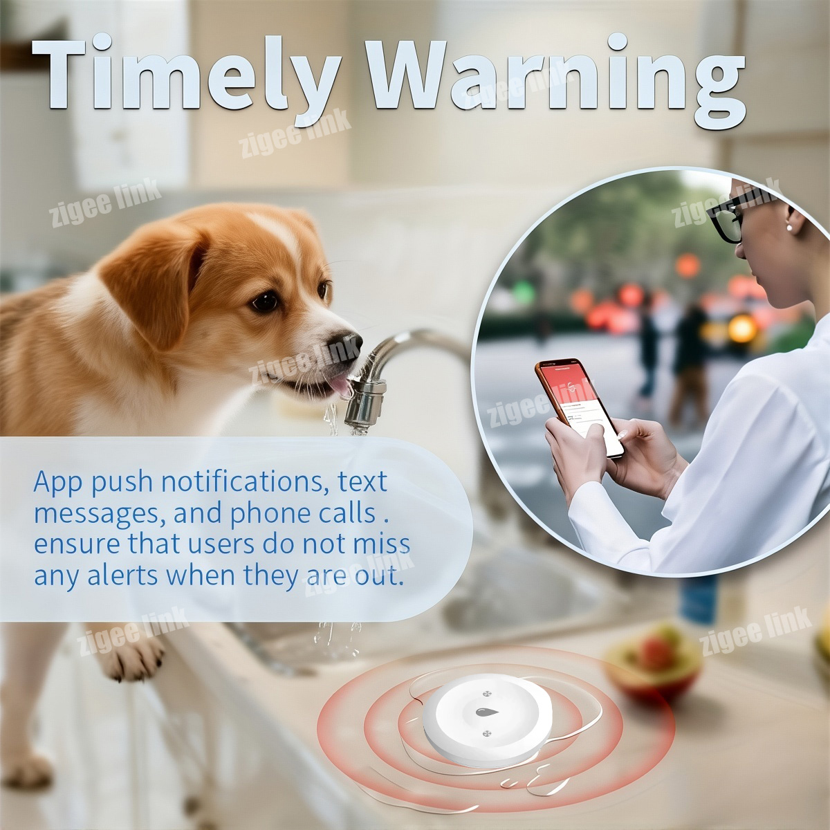 Smart Water Leak Sensor For Tu - Kitchen Appliances Video review and price