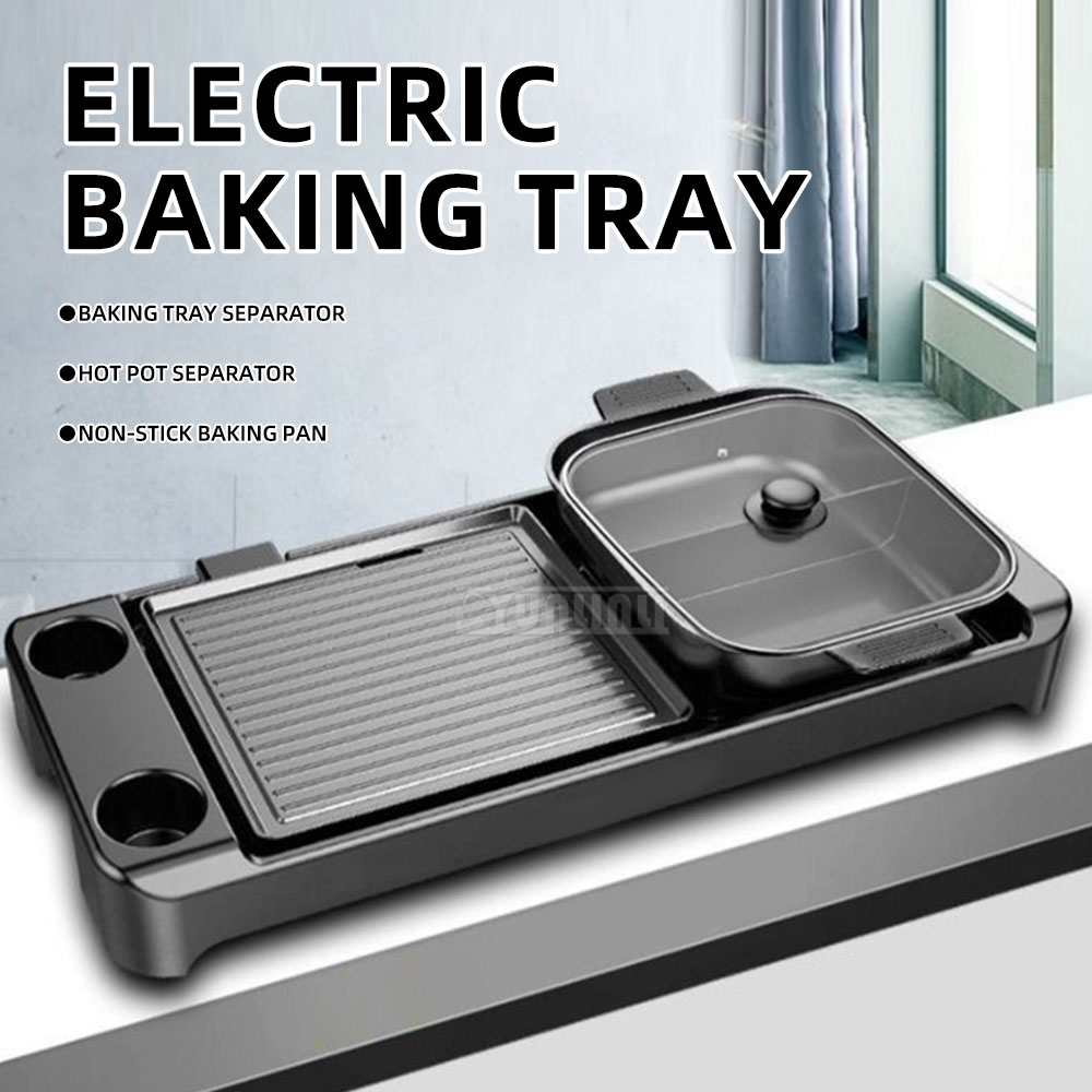 Electric Barbecue Hotpot Stove - Kitchen Appliances Cooking review and price