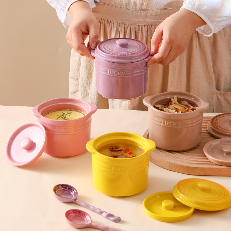 Double Lid Ceramic Bowl,Bird's - Kitchen Appliances Cooking review and price