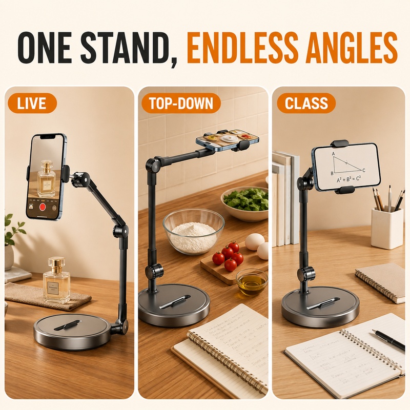Overhead Phone Stand Desktop T - Kitchen Appliances Video review and price