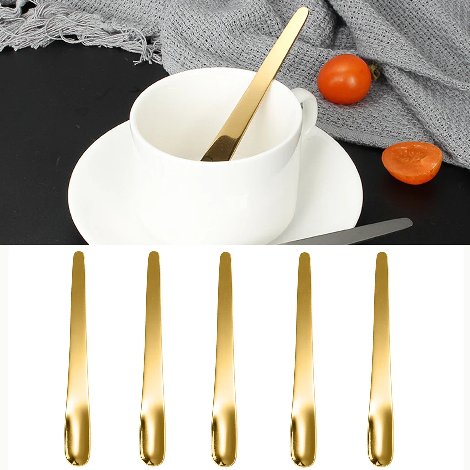 5PCS Coffee Spoon Stainless St - Kitchen Appliances Integrated review and price