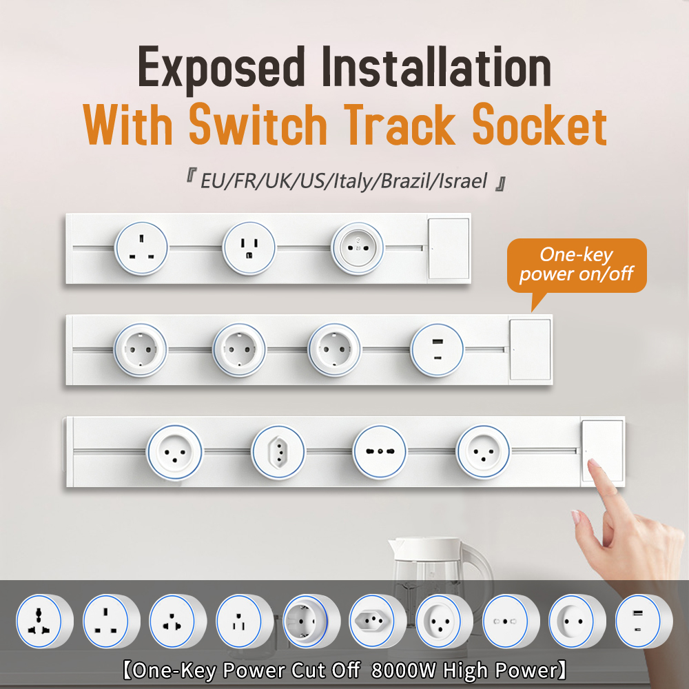 White Home Movable Power Track - Kitchen Appliances Uk review and price