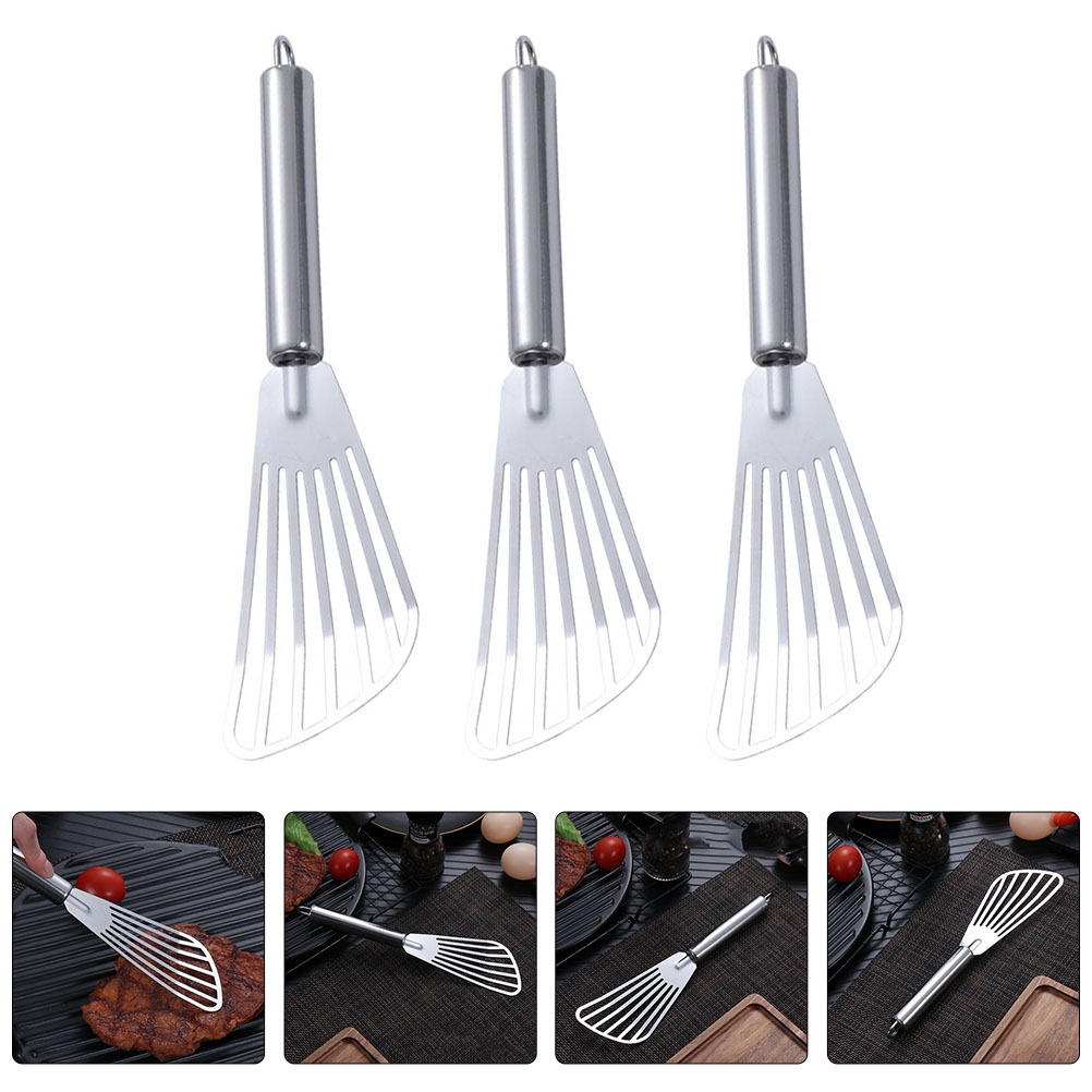 3pcs Stainless Steel Spatula F - Kitchen Appliances Cooking review and price