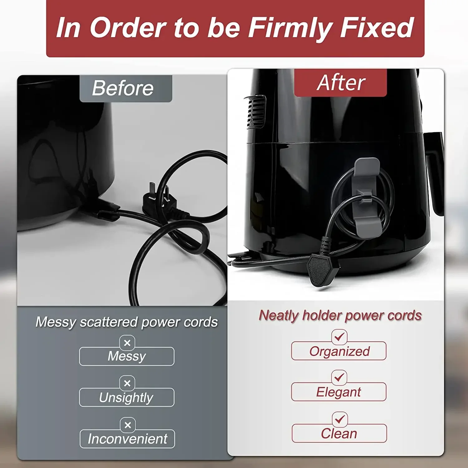 Cord Wrapper Cable Holder Clip - Kitchen Appliances Integrated review and price