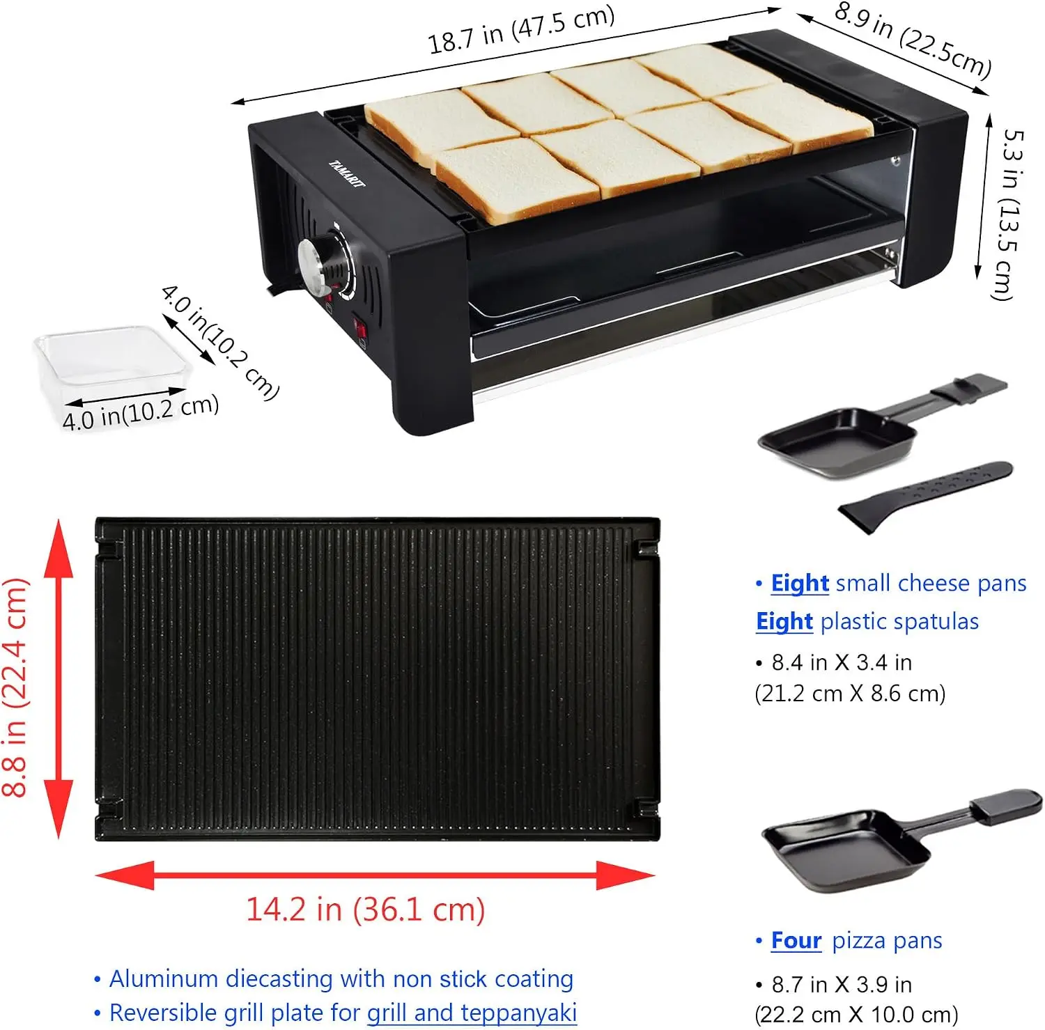 Raclette Party Grill Portable  - Raclette Grill Table review and price