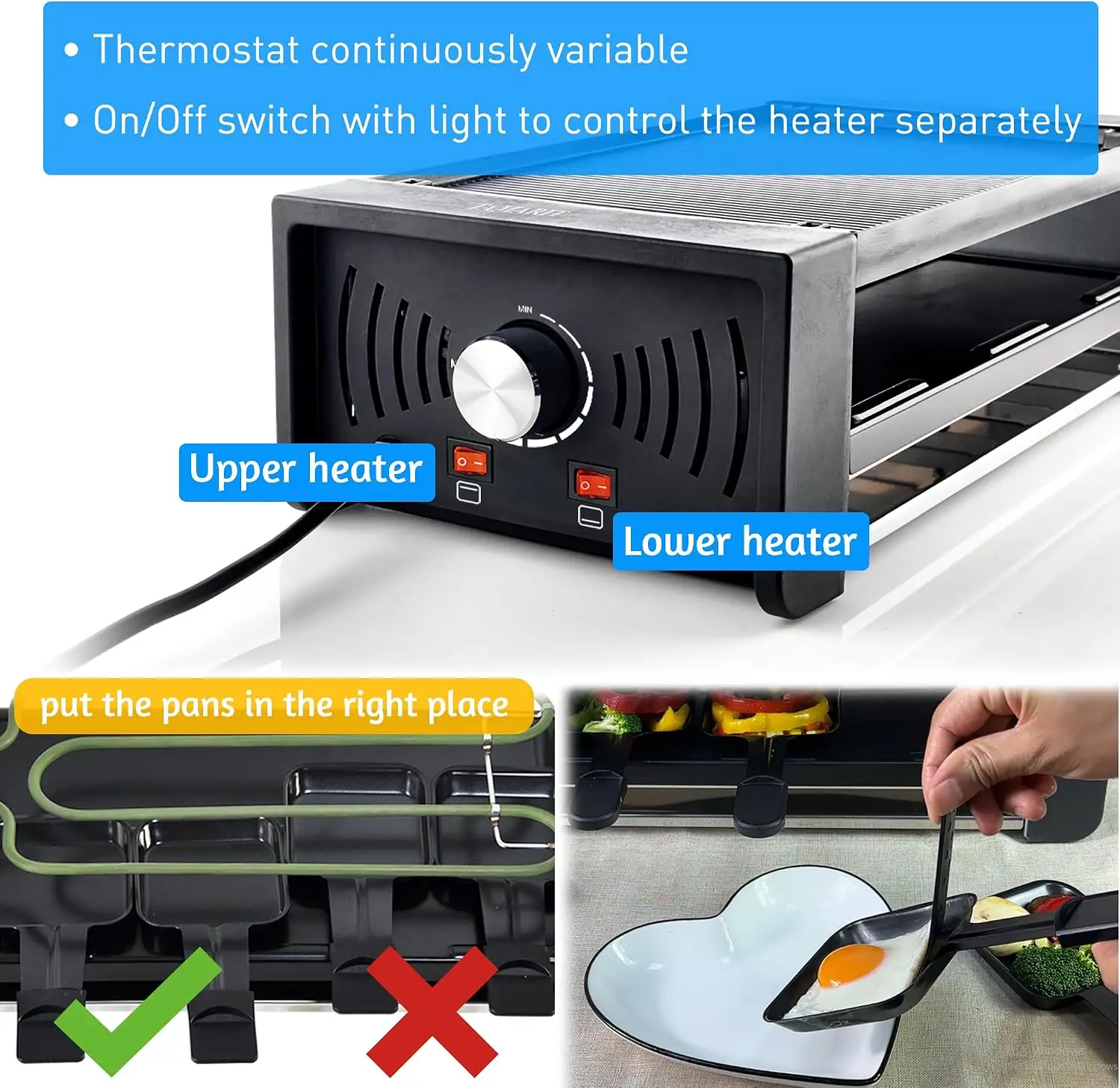 Raclette Party Grill Portable  - Raclette Grill Table review and price